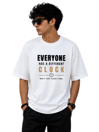Everyone Has a Different Clock – Oversized Graphic T-Shirt