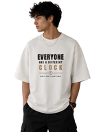 Everyone Has a Different Clock – Oversized Graphic T-Shirt