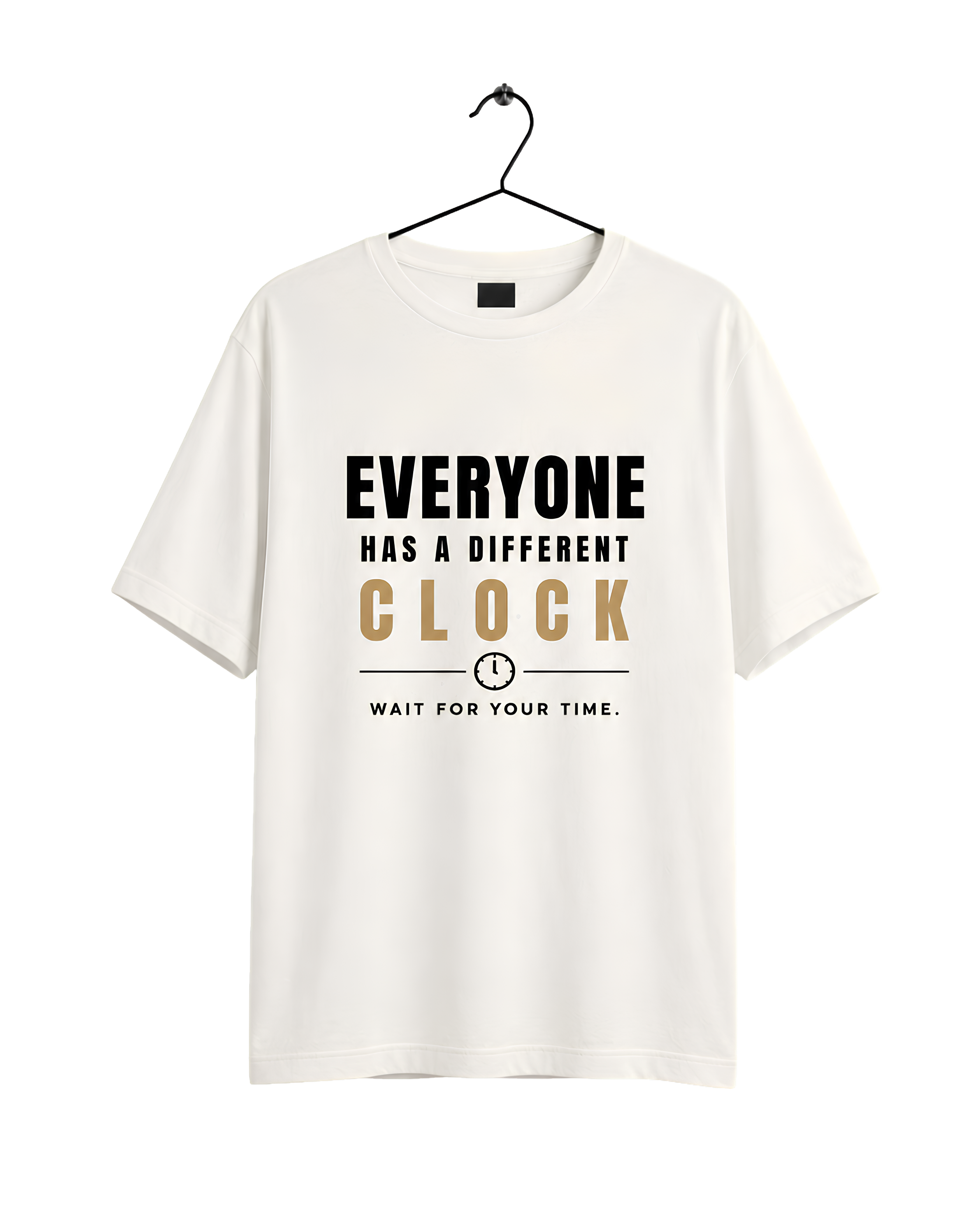 Everyone Has a Different Clock – Oversized Graphic T-Shirt
