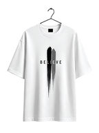 Believe Graphic Oversized T-Shirt