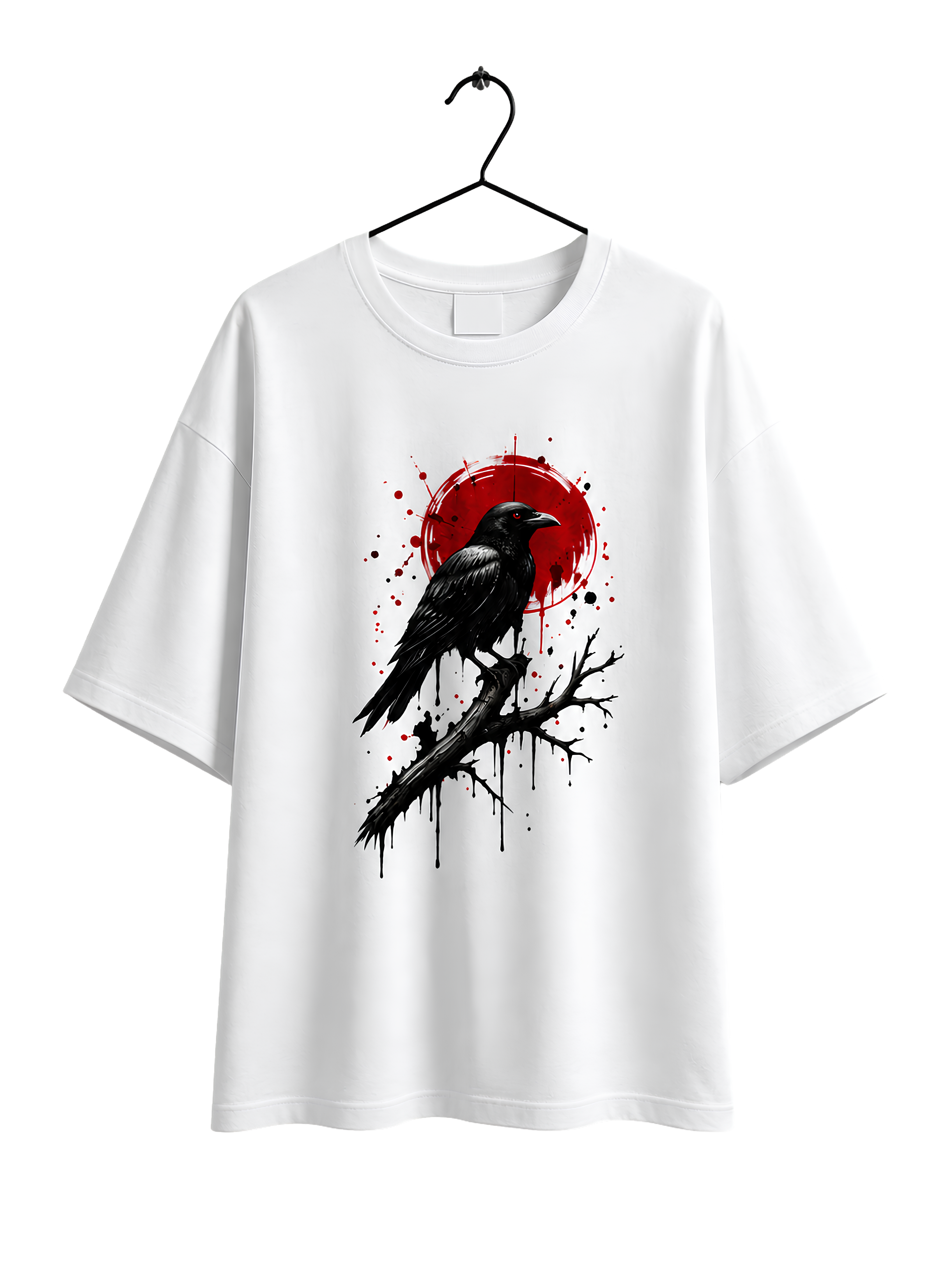 Raven Eclipse Oversized T-Shirt