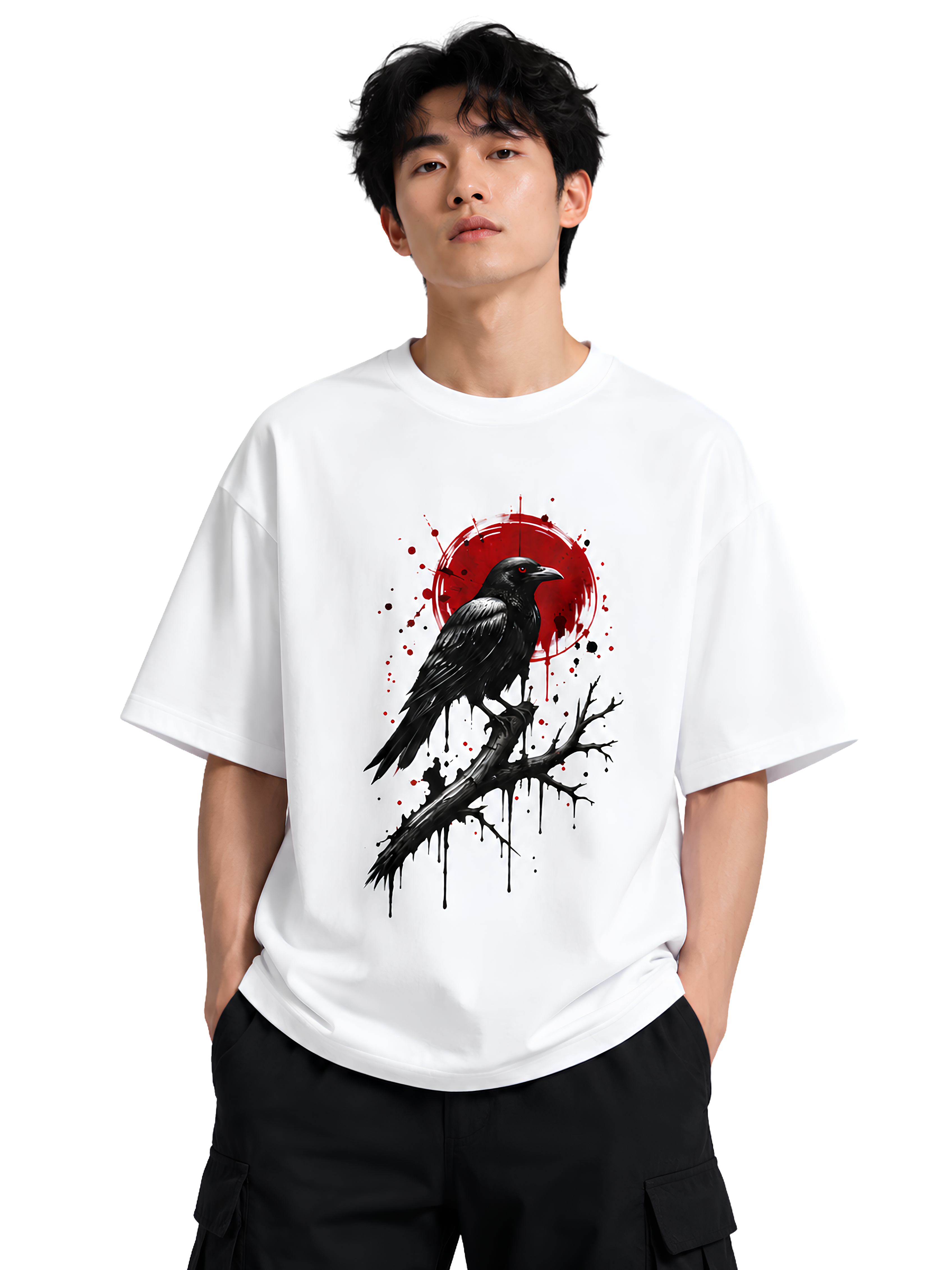 Raven Eclipse Oversized T-Shirt