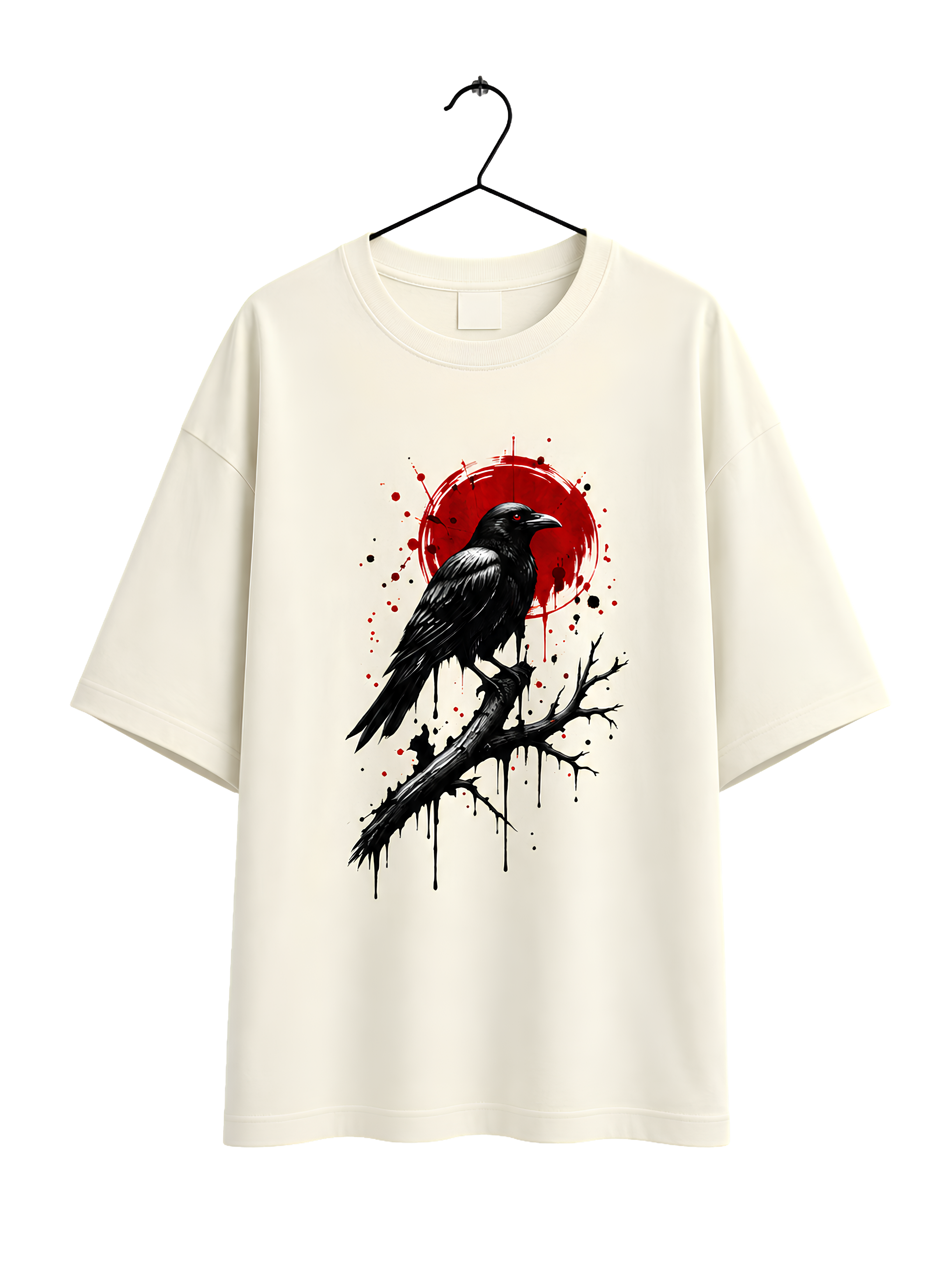Raven Eclipse Oversized T-Shirt