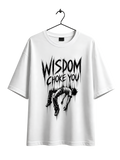 Wisdom Choke You Oversized Graphic T-Shirt
