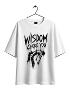 Wisdom Choke You Oversized Graphic T-Shirt