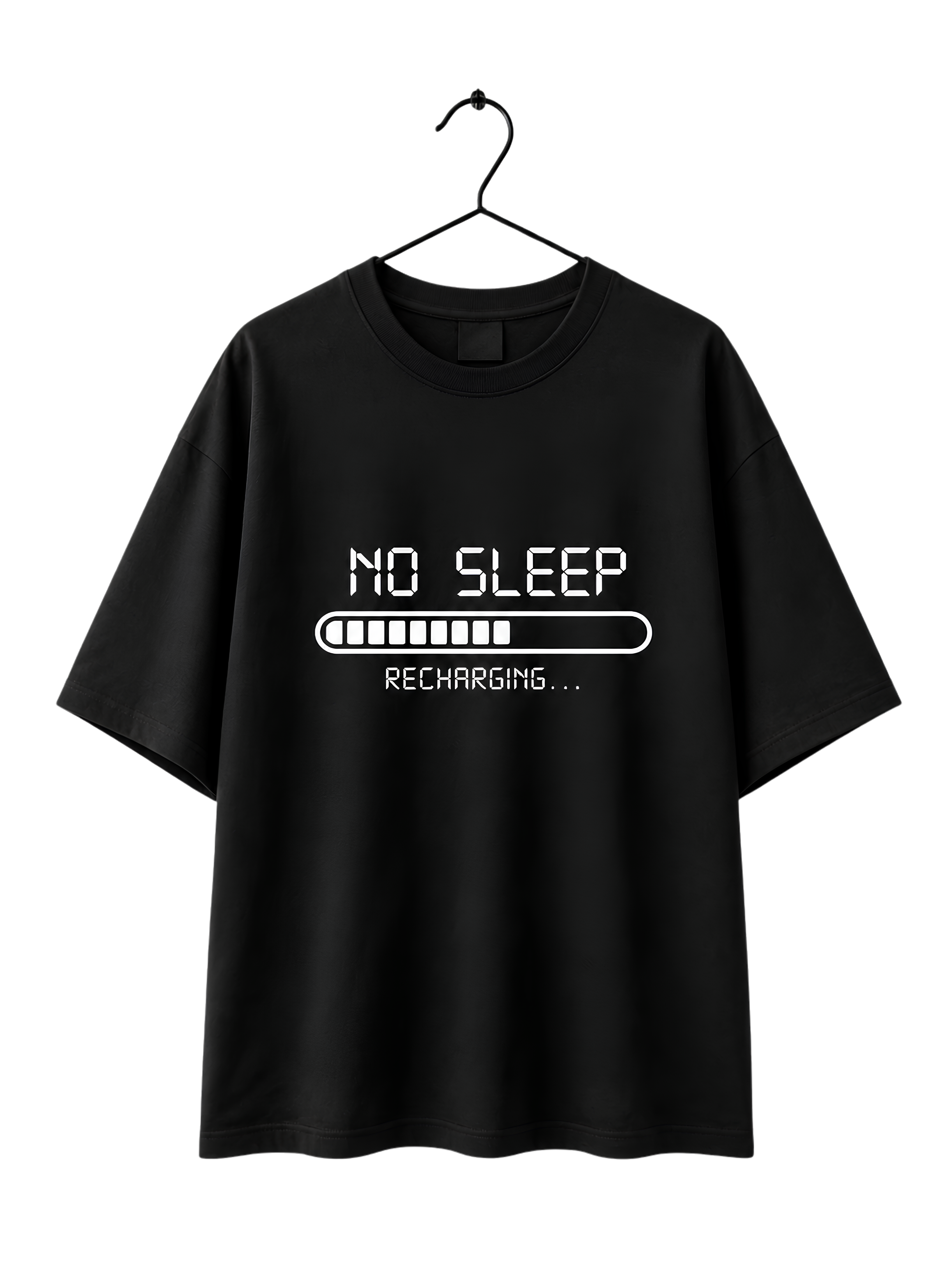 No Sleep Oversized Graphic T-Shirt