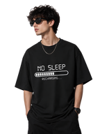 No Sleep Oversized Graphic T-Shirt