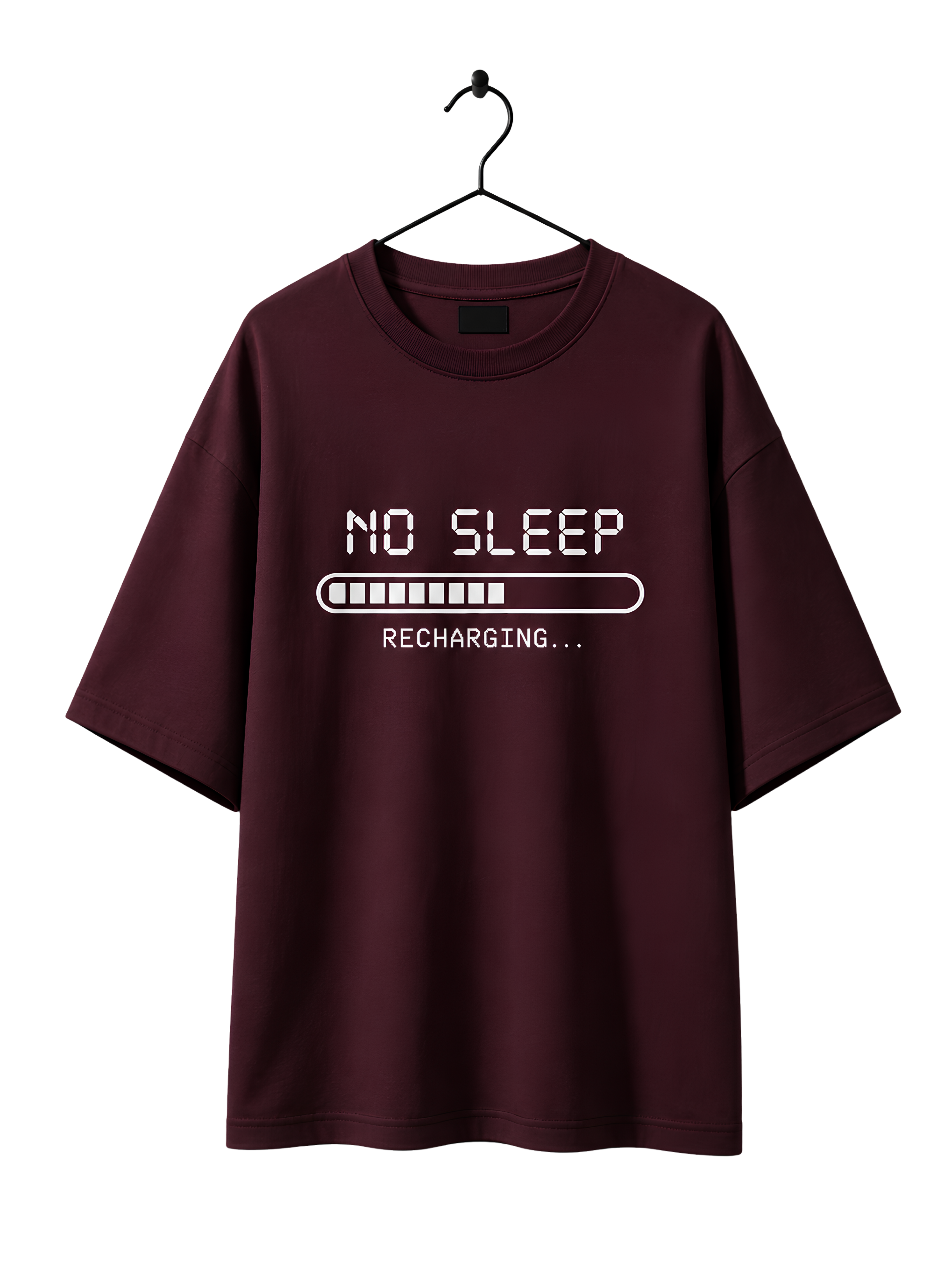 No Sleep Oversized Graphic T-Shirt