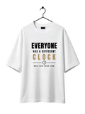 Everyone Has a Different Clock – Oversized Graphic T-Shirt